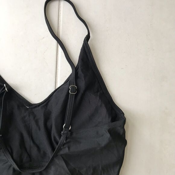 Rosa Secret Plunge One Piece Swimsuit Ruched - Picture 6 of 8